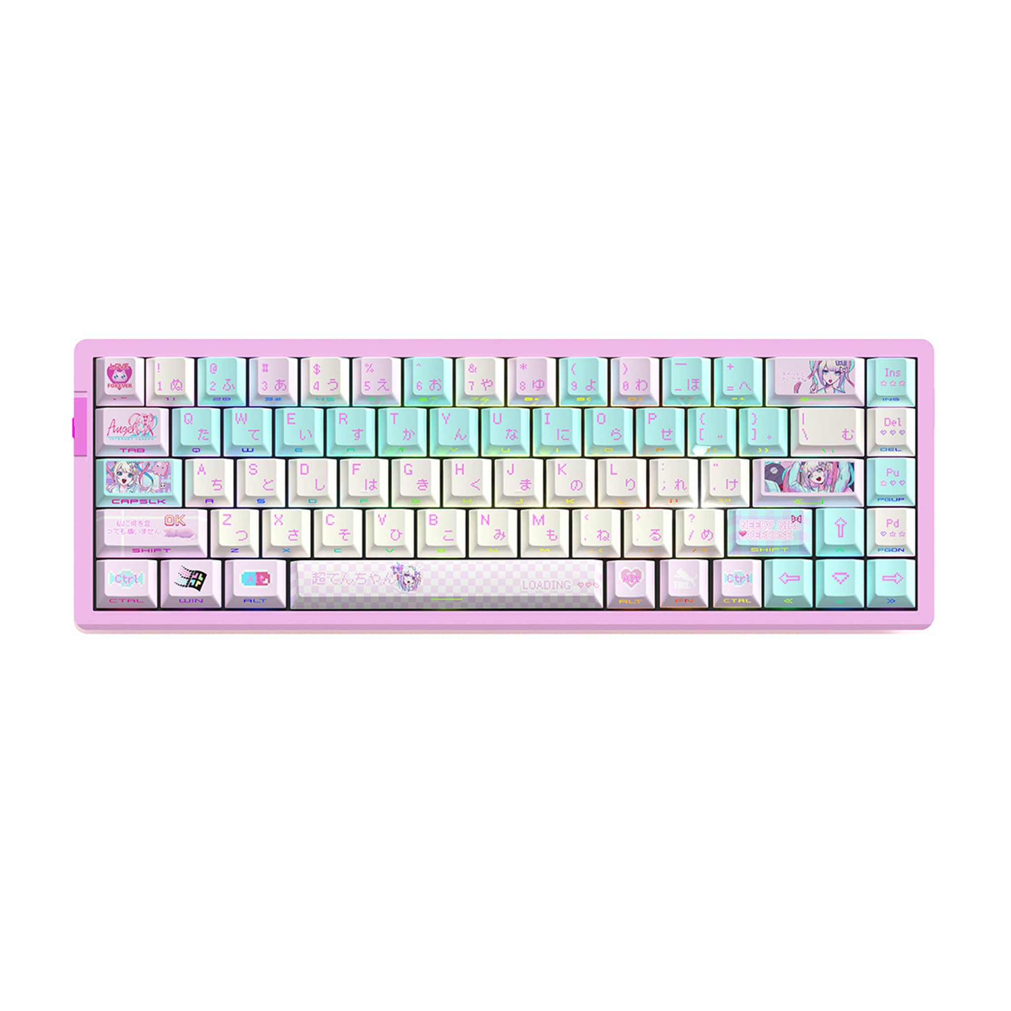 Kawaii Anime PBT Keycaps | OMG Needy Girl Overdose - KeycapsHub