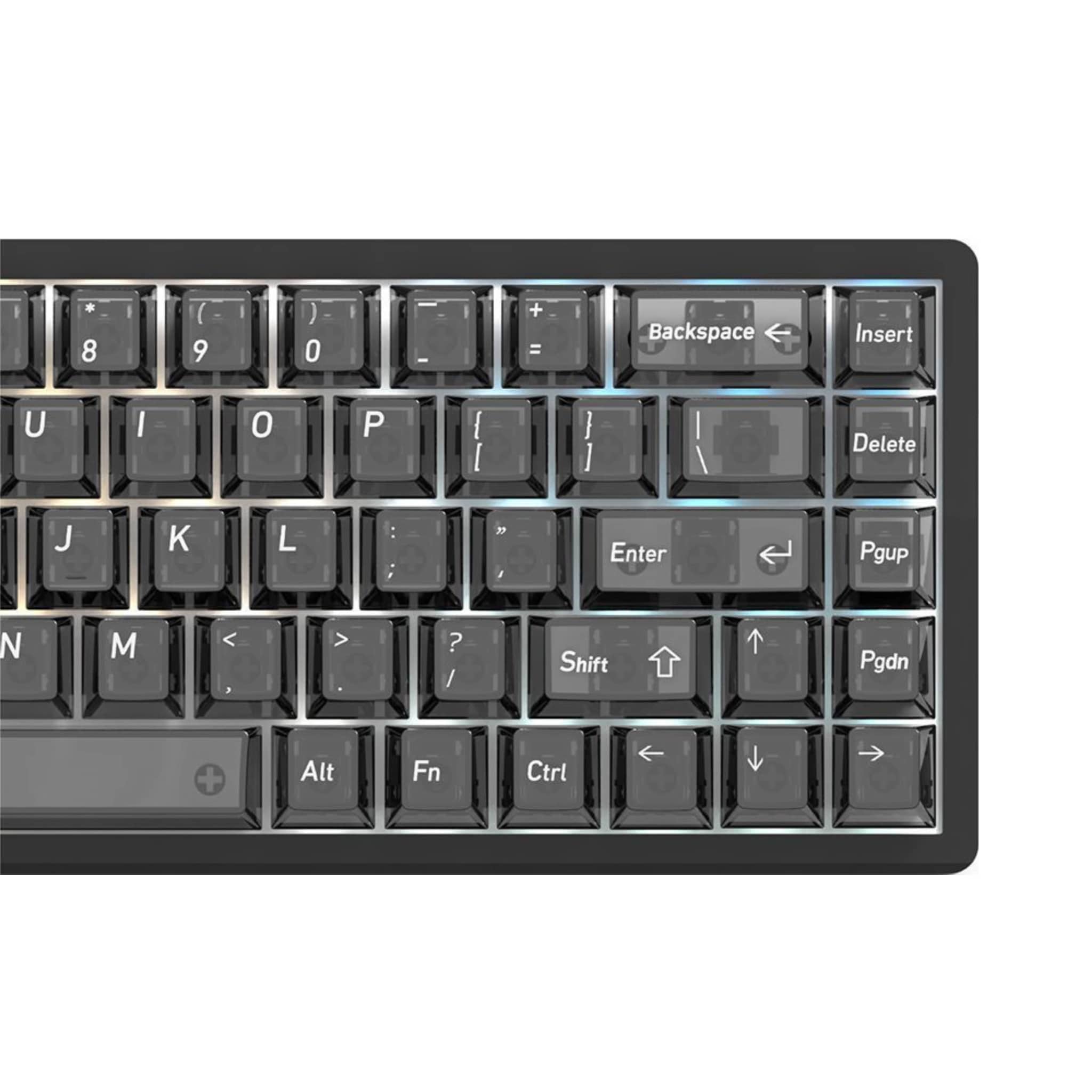 Crystal Clear PC Keycaps - 115 Key Set (Cherry Profile)